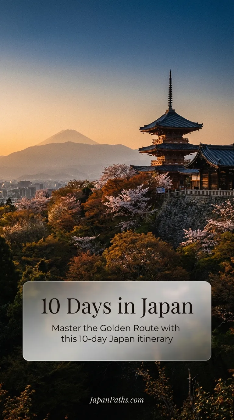 10 Days in Japan: The Ultimate Golden Route Itinerary for First-Time Travelers